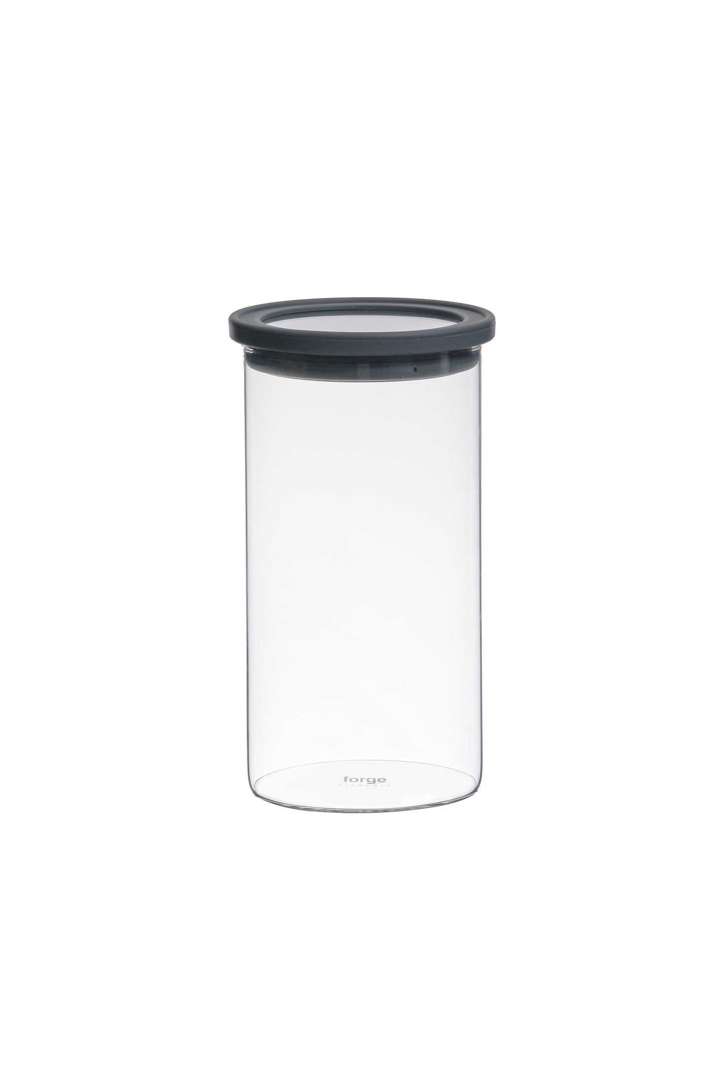 Glass Storage Canister Jars Round Duo 37oz/1100ml