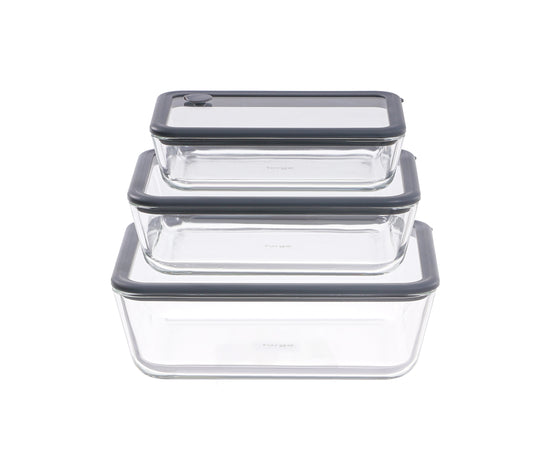 Glass Bakeware & Storage Set Rectangular