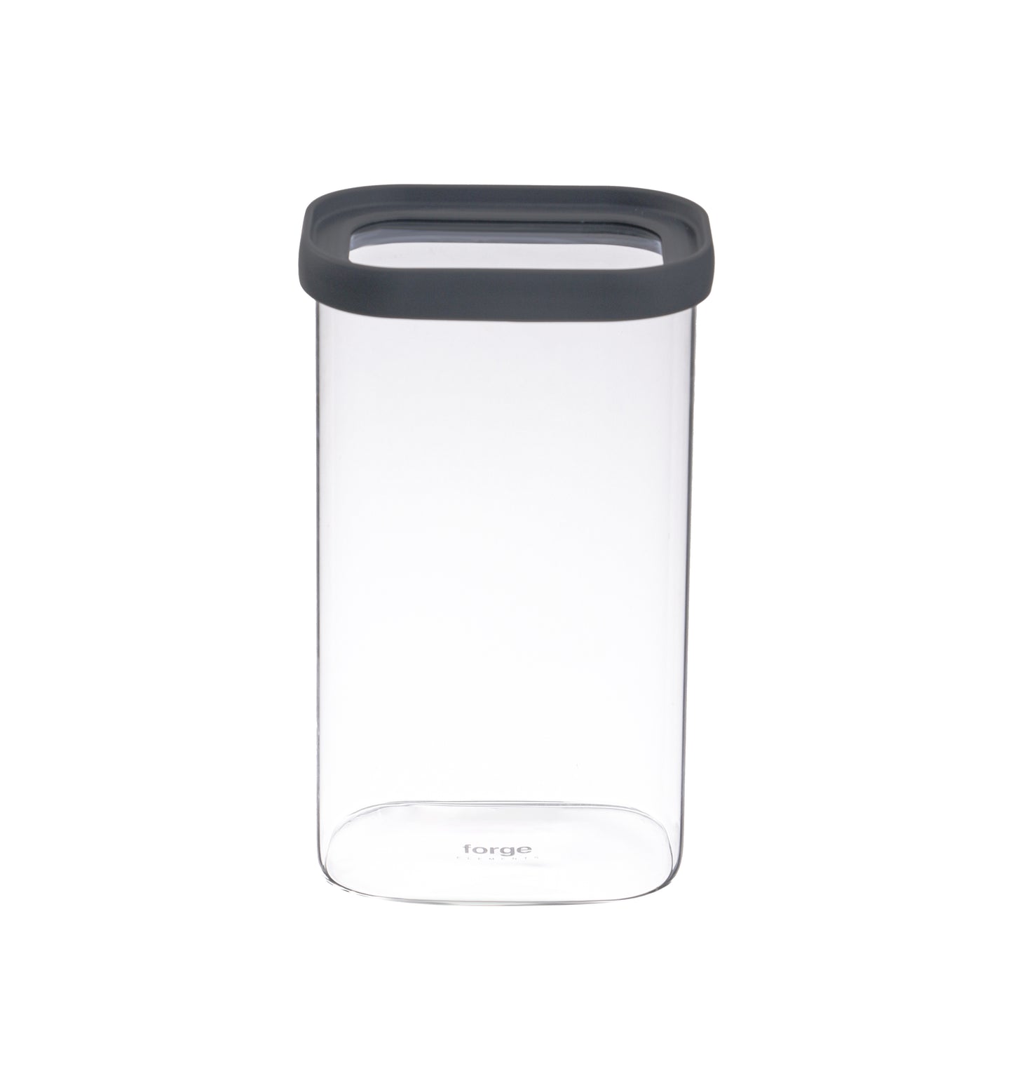 Glass Storage Canister Jars Rectangular Duo 50oz/1500ml